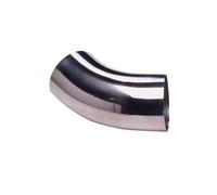 AUTO-STYLE Universal Aluminium Air Filter Tube 45 Degrees Diameter 57 mm