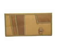 Auto Sun Visor Storage Bag, High - Capacity Oxford Cloth Car Visor Panel Organizer with Coating, Universal Fit for Ram Expedition (Khaki)