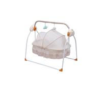 Auto Swing Bed,Multifunctional Foldable Baby Swing Cradle with Bluetooth Music 5 Swaying Gears Remote