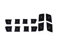 Auto Switch Mouldings Compatible with for A C E Class W204 W212 CLA GLA GLK GLE CLS GL ML 12pcs Car Interior Door Seat Memory Lock Buttons Trim Covers Stickers