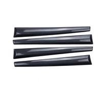 Auto Switch Mouldings Compatible With For Hilux For Revo For Conquest 2015 2016 2017 2018 2019 2020 2021 4pcs Inner Door Line Decorative Trim Cover(Carbon Fiber)