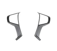 Auto Switch Mouldings Compatible With Mitsubishi For Strada For Triton For L200 2019 2020 2021 2022 Steering Wheel Frame Trim Cover Decorator 2pcs(No hollow)