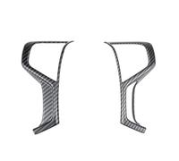 Auto Switch Mouldings Compatible With Mitsubishi For Strada For Triton For L200 2019 2020 2021 2022 Steering Wheel Frame Trim Cover Decorator 2pcs(1 hollow)