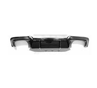 Auto Tail Wing For M5 Style Car Rear Bumper Diffuser Lip For BMW F10 F11 528i 535i 540i 2010-2017 With Light Dual Lip Splitters Spoiler Kit Rear Roof Spoiler(Black)