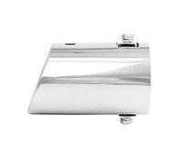 Auto Tailpipe For VW For GOLF For Polo For CC For Passat 2011-2019 1.25" To 2"Diameter Chrome Exhaust Rear Pipe 1 Pcs Exhaust Tail Pipes