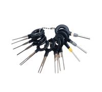 Auto Terminals Removal Tool Set 11PCS Pin Extractor Tools Kit Car Electrical Crimp Connector Removal Ejector Pins Wire Plug Depinning Terminal Key Extraction for Automotive Household Devices (11 PCS)