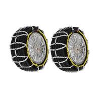 Auto Tightening Snow Chains for Car - Quick Fit, Easy Installation, Reusable Tire Chains for Winter Emergency Traction (Set of 2) 285/35R22
