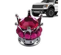 Auto Tire Valve Stem Caps Rhinestone Valve Stem Caps Cover Set | Valve Stem Caps for Car Truck SUV Motorcycle Bike Bicycle Trailer RV Scooter ATV 4x4 Golf Cart Sedan Coupe Hatchback Hot Pink