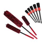Auto Tire Wheel Detailing Brushs Set Multifunctional Car Cleaning tools for Car Rim Tire Bendable Detail Clean Easy Car Wash Too Medium Brush Set