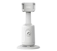 Auto Tracking Phone Holder - 360 Degree Rotation Smart Face, Follow Stand Intelligent Desktop Mount, Hands Free Motion Sensor Holder For Office Game Wedding Travel Cooking Bed Car Use