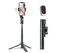 Auto Tracking Phone Tripod with Remote, Extendable 360 Rotating Phone Stand Follows Your Movement, Travel Selfie Stick for iPhone Tiktok YouTube Vlog Video Recording Content Creator Essentials