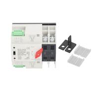 Auto Transfer Switch for Generator Dual Power Automatic Transfer Switch AC220V High Sensitive Response Circuit Breaker Changeover 100A 2 Modes Fast Switching (100A)