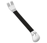 Auto Trim Removal Tool - Car Pry Tool, Metal Steel Door Panel Dashboard Molding Navigation Installer with Anti-slip Handle Car Repair Upholstery & Trim Tool for Removing Automotive Radio Audio Clips