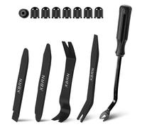 Auto Trim Removal Tool Kit,13 Pcs Car Panel Door Window Tools Kit,Auto Clip Fastener Remover Pry Tool Set-Black