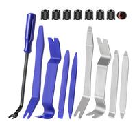 Auto Trim Removal Tool Kit, Wetado 17 Pcs Auto Car Trim Tool Set Plastic Pry Tool Kit for Car, Clip, Audio, Dashboards, Door Panel Window Molding Fastener Remover Tool Kit