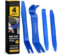 Auto Trim Removal Tool Set - 4pcs No-Scratch Plastic Pry Tool Kit for Car Interior - Fastener, Clip, Door Panel, Molding, and Dashboard Removal Tools - Easy-to-Use Auto Trim Tools for Vehicles