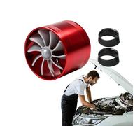 Auto Turbocharger - 7x5cm Car Turbine, Aluminum Alloy Intake Booster, Single Sided Turbo Replacement For SUV Truck Convertible | Sensitive Throttle Design, For Travel And Relaxed Driving Experi