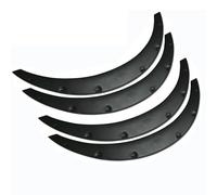 Auto Tyre Eyebrow 4pcs Universal Car Wheel Lip Protective Cover Trim Mudguards Body Kit For Sedan SUV Off-Road Vehicle Fender Part 80/89 Cm Fender Flares(4Pcs 89 cm)