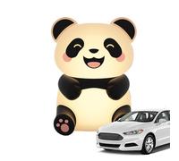 Auto Vent Decorations-Autonomous Outlet Decoration | Silicon Figure Vent Clips-car-panda with LED Light | Decorative Car Accessories For Limousine, Autoc