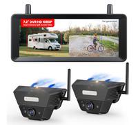 AUTO-VOX 2 Solar Magnetic Wireless Reversing Camera Kit: 1 Minute Install