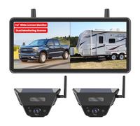 AUTO-VOX Solar Magnetic Reversing Camera Wireless, 1-Min Install