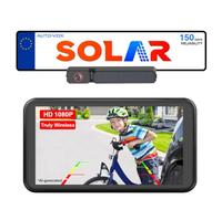 AUTO-VOX Solar Wireless Reversing Camera 5" 1080P Monitor: 5000mAh Battery