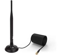 AUTO-VOX Wireless Camera Antenna with Magnetic Stand Base 11.5 Ft Extension Cable,66 Ft Long-Range Reception, 2.4GHz, SMA Male Connector, for Solar1/W7/W7PRO