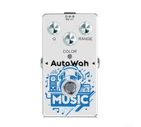 Auto Wah Guitar Effects Pedal, 110 x 58 x 55 mm Zinc Alloy Enclosure, Funk Filter with True Bypass, Vintage 70s T, for Guitar and Bass Players