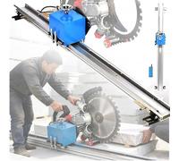 Auto-Walking Guide Rail for Concrete Cutting Saw, Circular Saw Track for Ring & Plunge Saws with Remote Control, for Masonry & Tiles 1.5m/4.9ft