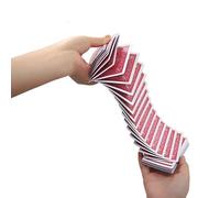 Auto Waterfall Magic Playing Cards - Electric Rising Deck Trick for Close-Up Illusions & Stage Effects - 6.5x9cm Paper Prop