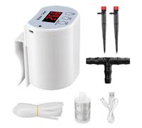 Auto Watering for Plants - Auto Plant Watering Devices - Intelligent Power-Off Protection Gardening Houseplants Waterer Aid With Timer for Greenhouse Balcony Yard