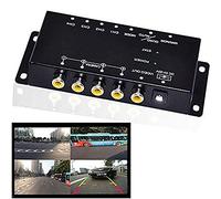Auto Wayfeng WF® IR control 4 Cameras Video Control Car Cameras Image Switch Combiner Box For Left view Right view Front Rear Parking Camera Box