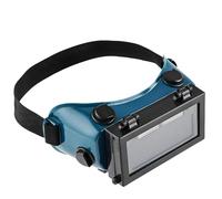 Auto Welder Goggles Darkening Welding Eye Glasses Grinding Face Protector Welder Safety Mask UV IR Reflection Solar Powered (True Color Lens)