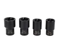 auto wheel Lug bolts 5Pcs Twist Socket Set Locking Wheel Nut Bolt Stud Extractor Removers 17Mm 19Mm 21Mm 22Mm Socket Car Accessories Car Tire Bolts Wheel Nut