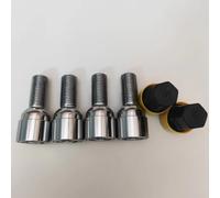 auto wheel Lug bolts Compatible With VW 4Bolts+2Keys Ball M14x1.5 M14 Seats Auto Car Wheel Bolts Lock Locking Lug Bolts Stud Wheel Lock Nut Screw Wheel Bolts