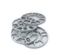 Auto Wheel Spacers 4 PC pack Universal Car Wheel Spacer Shims Plate 3mm 5mm 8mm 10mm Fit 4x100 4x114.3 5x100 5x108 5x114. 5x120 Forged Wheels Spacer(Thk 3mm 4 pc)