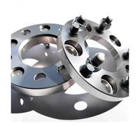 Auto Wheel Spacers For Toyota For Land For Cruiser For Sequoia For Tundra 2PCS |20|25mm 5X150 5 * 5.9" 110mm Hub Centric Car Wheel Spacer Adapter(25mm Silver)