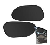 Auto Window Sunshade Set Double Layer UV Cut Electrostatic Rear Glass Shade, Vehicle Passenger Darkening Film Solar Blocker Anti-Glare | Long Drive Backseat Shielding Child Adult Sedan Safety