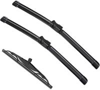 Auto Windscreen Wipers for Buick Encore 2012-2019 26in+14in+10in, Complete Front Window Wiper and Rear Wiper Windscreen Wipers Blade Set,L-B/Rhd