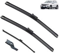Auto Windscreen Wipers for MG RX8 2019 2020 2021 2022 2023 24in+19in+11in, Complete Front Window Wiper and Rear Wiper Windscreen Wipers Blade Set,L-B/Rhd