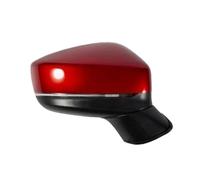 Auto Wing Mirror Assembly For Mazda For CX-5 CX5 2017-2023 Car Rearview Mirror Assy With Electric Angle Adjust Folding Heating Blind Spot Monitoring(9Wire- Red RH)