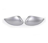 Auto Wing Mirror Cover Caps Rearview Mirror Cover 6 Color Side Wing Trim Clip-on Decor Cap Car Refit Accessories Fit For Fiesta For MK7 2009-2017(Sliver 1 Pair)