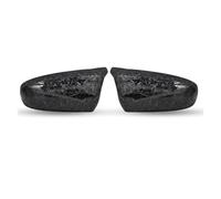 Auto Wing Mirror Cover For BMW X5 X6 E70 E71 2007-2013 Carbon Fiber/ABS 2x Mirror Cover Car Side Rearview Cap Shell Replacement(Forged Carbon Look)