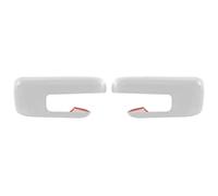 Auto Wing Mirror Cover For F150 2021-2024 White Rearview Mirror Cover Housing Assemblies With Turn Signal Hole Door Wing