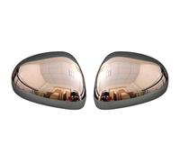 Auto Wing Mirror Cover For FIAT For 500X 2014 2015 2016 2017 2018 2019 Chrome Side Wing Fender Rearview Door Mirror Cap Trim Auto Cover Styling
