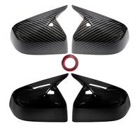 Auto Wing Mirror Cover For Tesla For Model Y Juniper 2025 ABS Side Mirror Cover Anti Scratch Exterior Trim(Carbon fiber pattern)