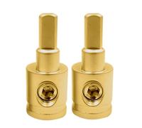 Auto Wiring Terminals - Speaker Connector Kit, Brass Terminaals, Easy Crimp Installation For Vehicle Audios | Ideal For Cars Audio Enthusiasts, Home Car Amplifier Wirings, Power Distribution U