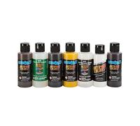 AutoAir Kit Real FIRE 5 Colors candy2o Airbrush + 2 thinners from 60 ML