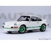 AUTOart 1:18 78031 Porsche 911 Carrera 2.7 RS 1973 (Grand Prix white/green strip