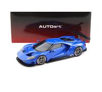 AUTOart 1:18 Ford GT LM Le Mans 2018 Plain Body Version Blue 81812